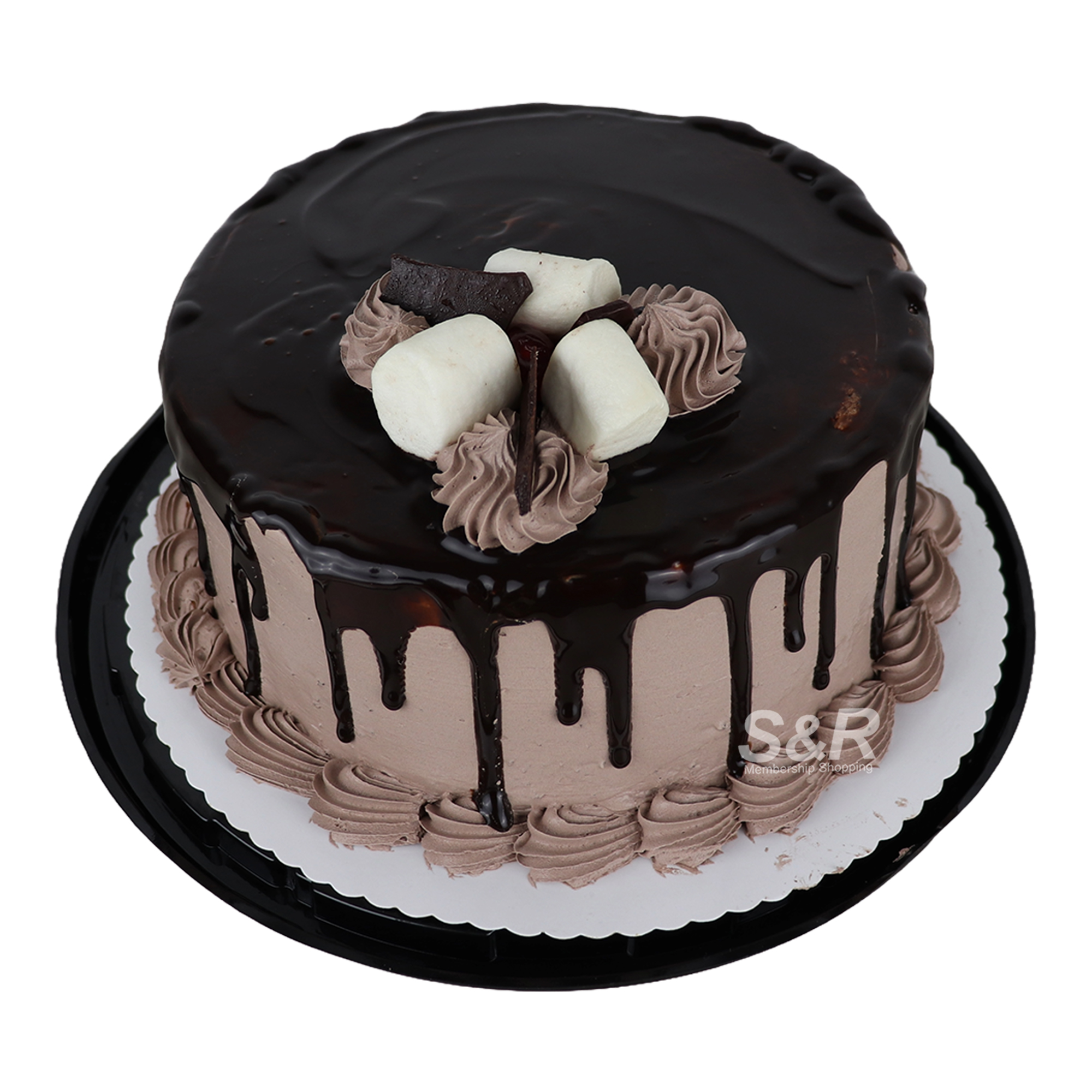 S&R Choco Drip Round Cake 8in S&R Choco Drip Round Cake 8in